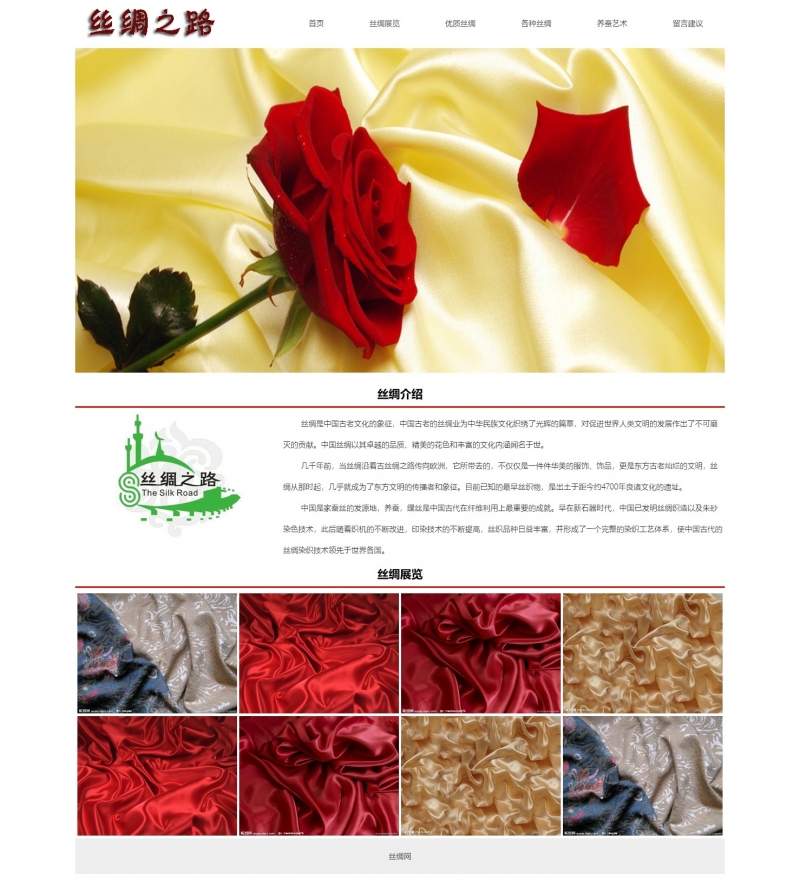 丝绸之路6网页div+css图片轮播特效表单精选