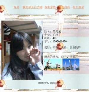 094 个人 5页 表格 表单 滚动文字 asp表单提交反馈